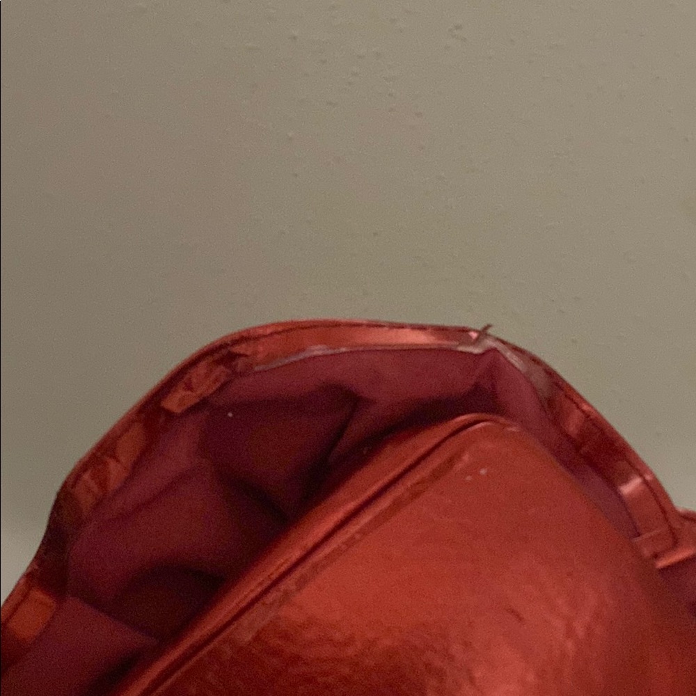Y2K Red Ruffled Women's Bag - Picture 2 of 3